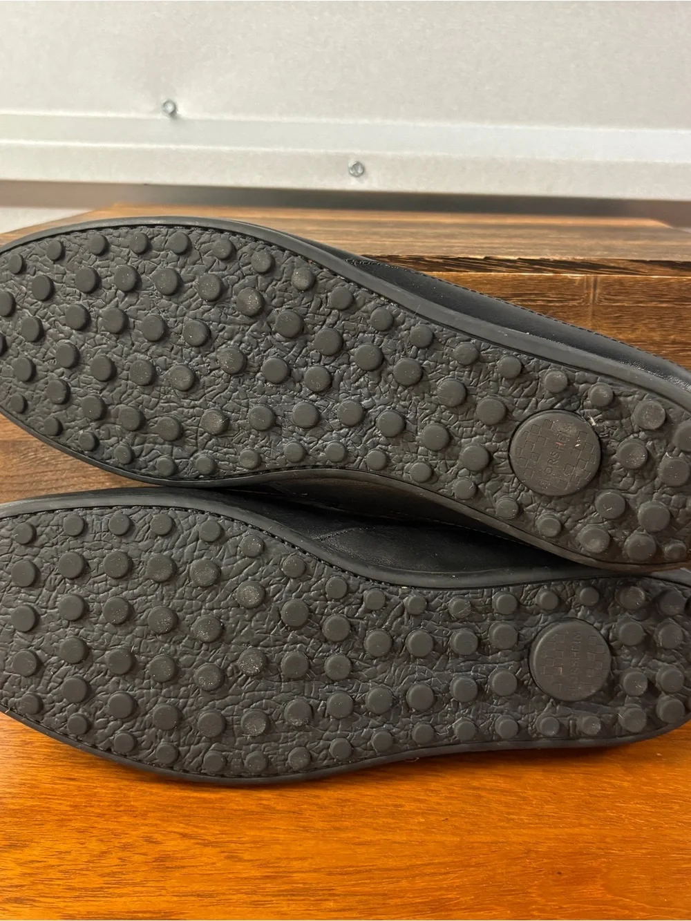 Florsheim Throttle Penny Black Leather Slip On Driver Loafer Size 11